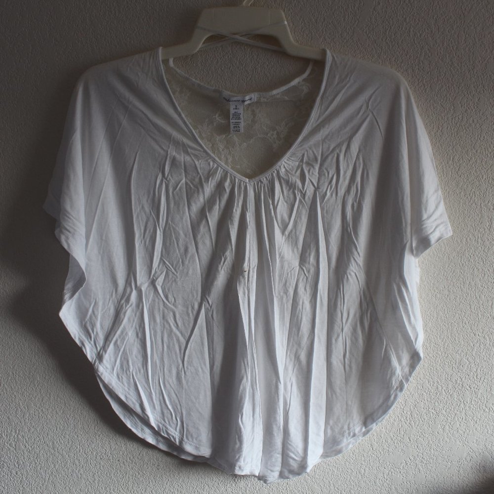 "ambiance apparel" white tunic top